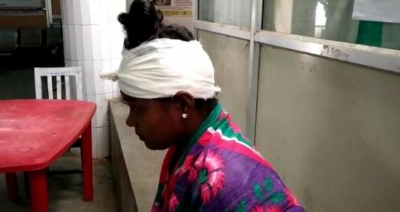 Extreme Physical torture on housewife, injured house wife was admitted to hospital
